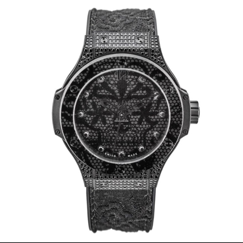 Hublot Big Bang Broderie All Black 198 Diamonds!